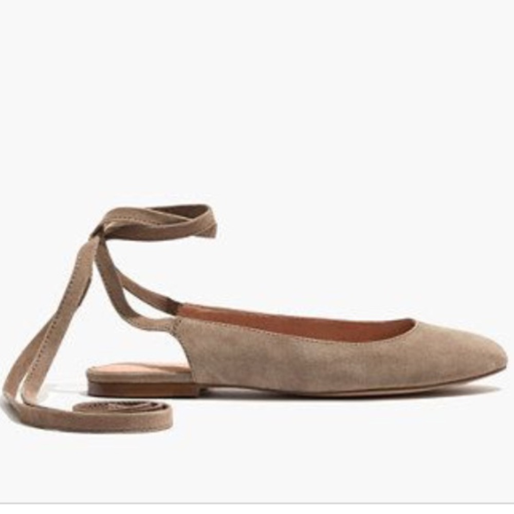 NIB MADEWELL APRIL ANKLE WRAP FLATS - Picture 8 of 13
